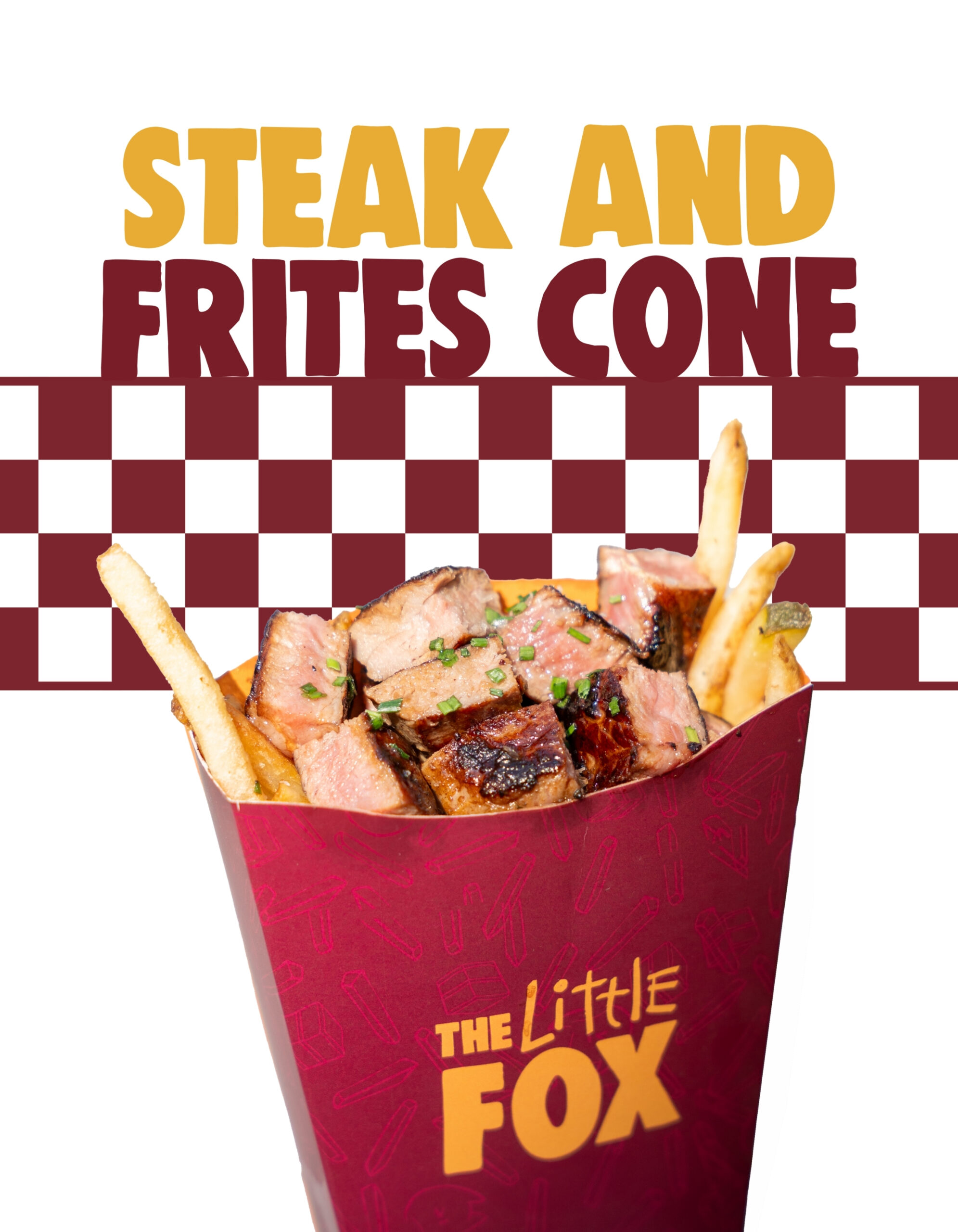 The Little Fox Steak and Frites Cone